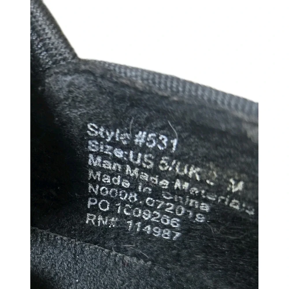 Revolution‎ Dancewear Tap Shoes Black Slip On Stretch Jazz Style 531 Women's 5